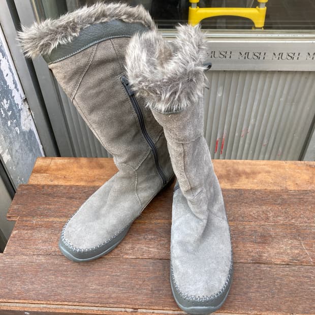 노스페이스 퍼 롱부츠