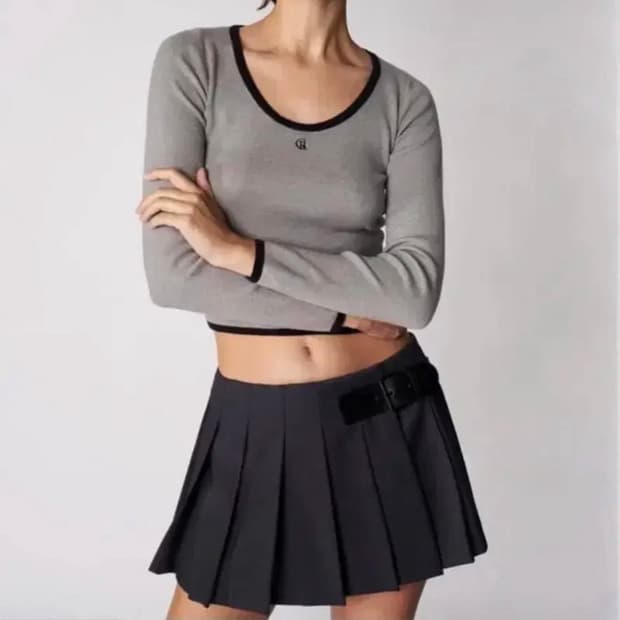 그로브스토어 에델 스커트 그레이 M