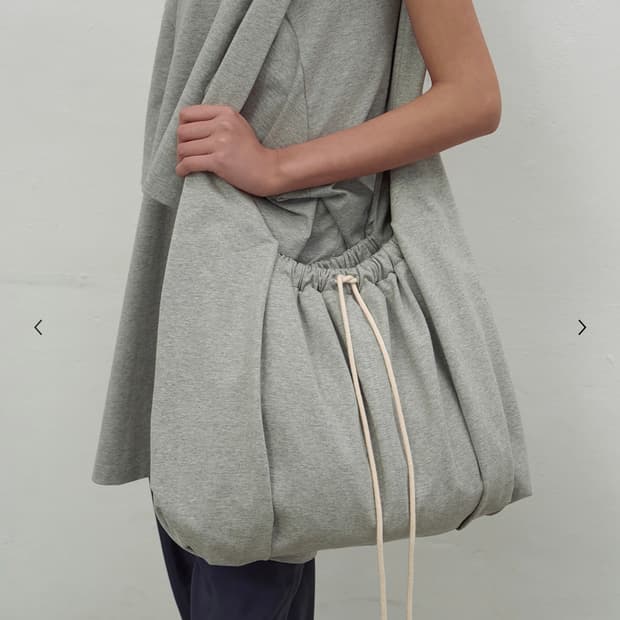 LCDC KNOT DETAIL SHOULDER BAG (GREY)