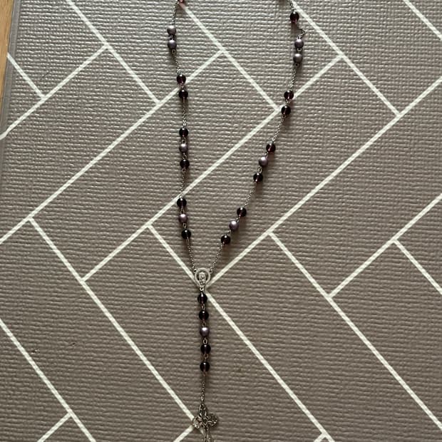 페어리 로자리오 빈티지 목걸이