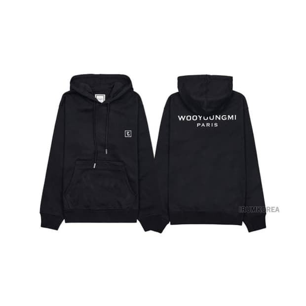 우영미 백로고 후드티 100 23fw