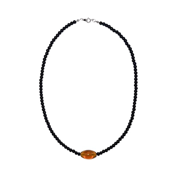 amber core necklace