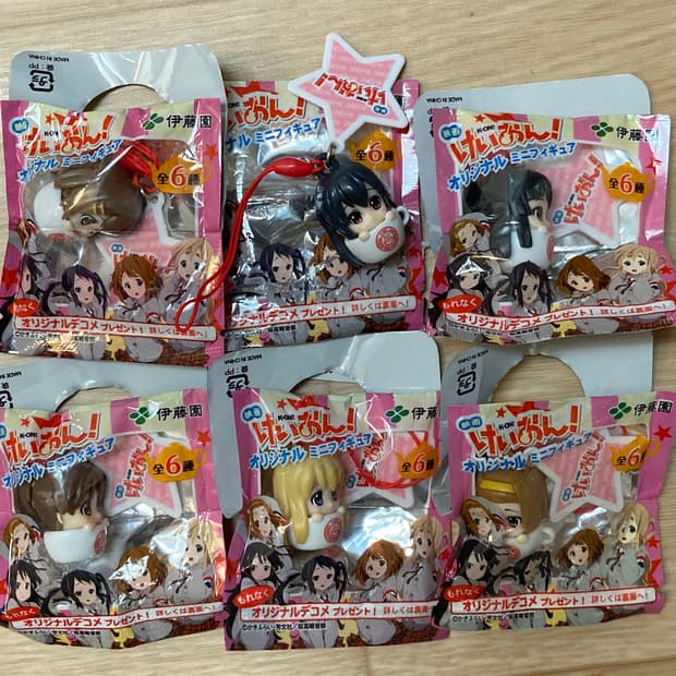 케이온 고전 키링 풀세트 일괄