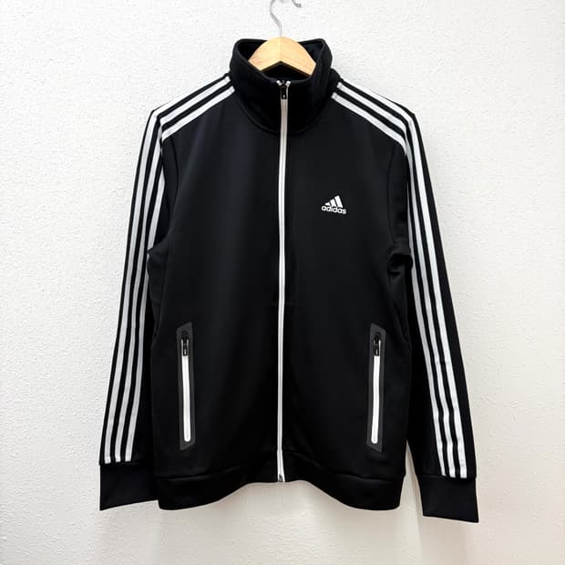 아디다스 삼선 블랙 트랙탑 져지
