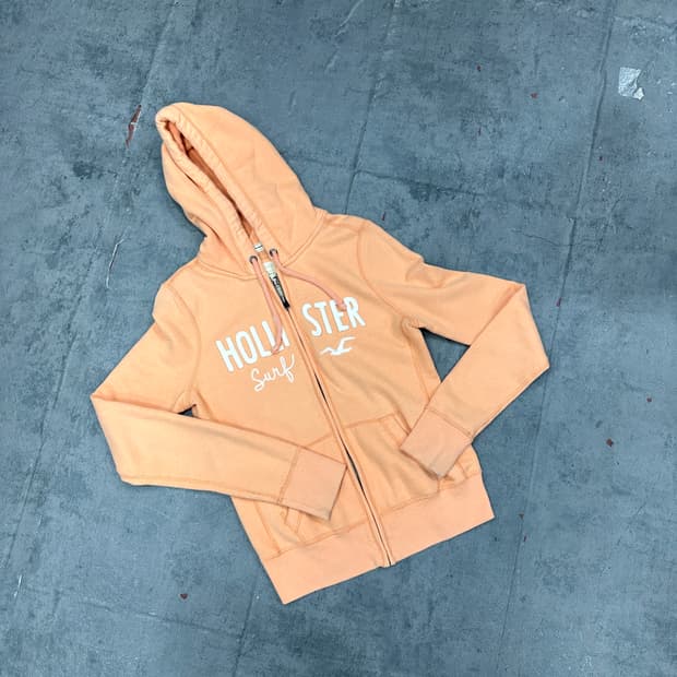 홀리스터 후드집업 살구