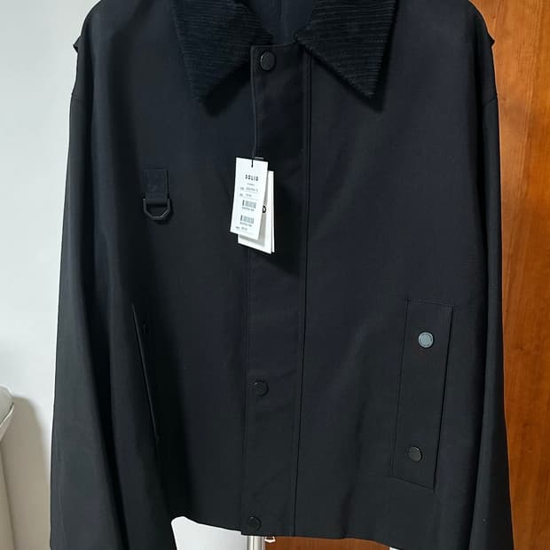 솔리드옴므 코듀로이 카라 쉘파카 48 새상품