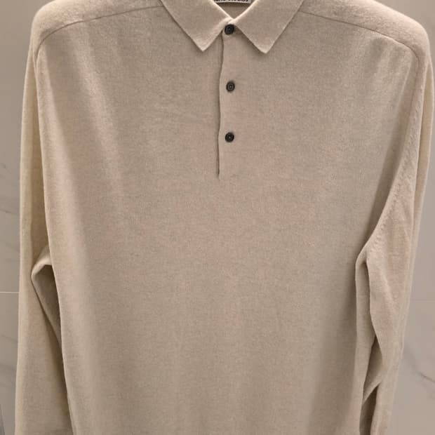 아크네 스튜디오 울 폴로 스웨터