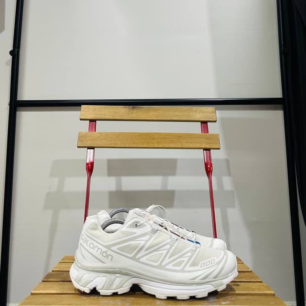 250) 살로몬 운동화 남녀공용 XT-6 화이트 트레일 러닝화
