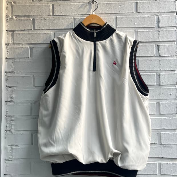 le coq sportif reversible vest