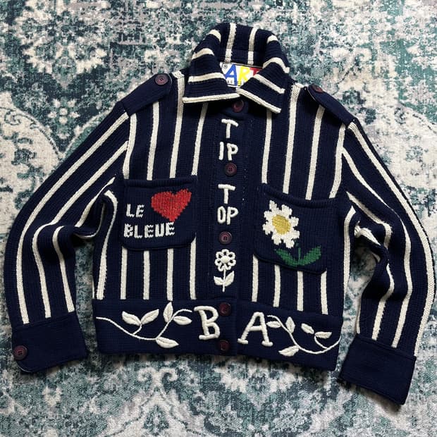 JC CastelBajac 카스텔바작 볼레로 울 니트 집업(40)