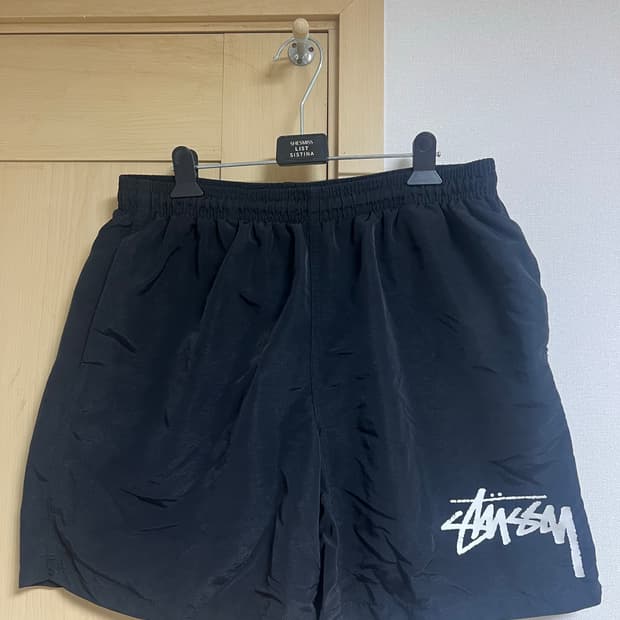 스투시 빅 스탁 워터쇼츠 블랙