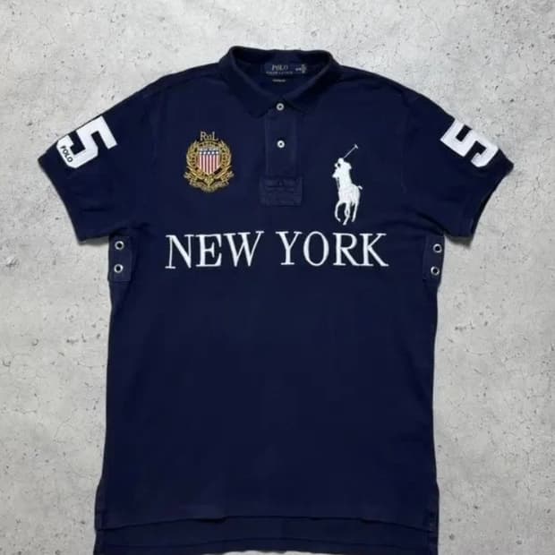 폴로 빅포니 카라티 뉴옥 네이비