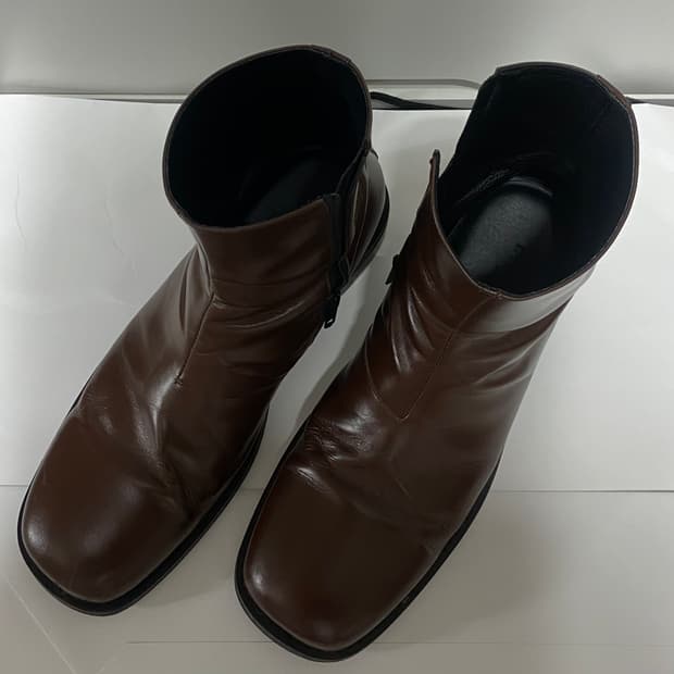 로맨틱무브 스퀘어토 집업부츠 275 브라운