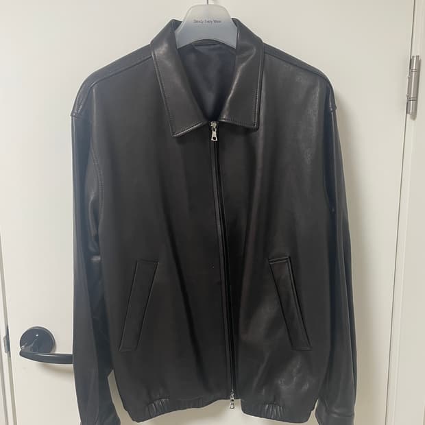 [3] 스테디에브리웨어 sew 레더 블루종 가죽자켓