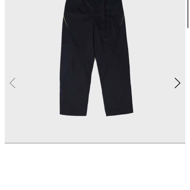 concealed trouser navy kangjungseok