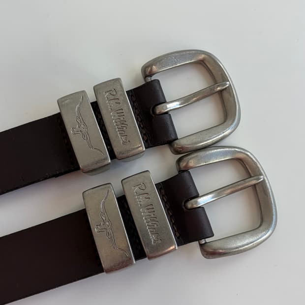 알엠윌리엄스 솔리드 레더 벨트
