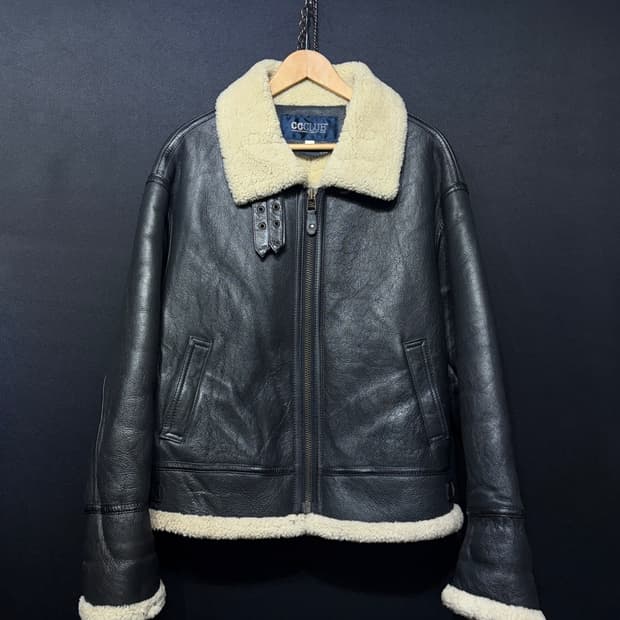 B-3 폭격기 양가죽 무스탕 