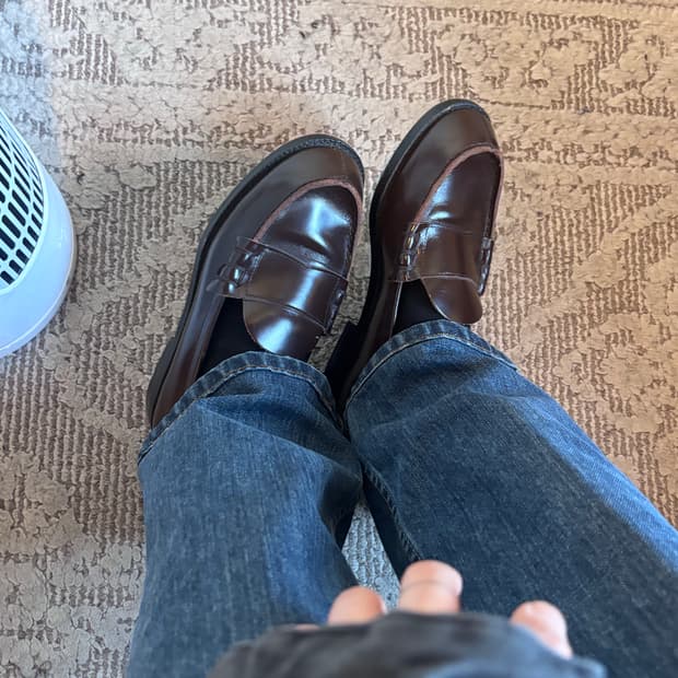 꼼데가르송 브라운 로퍼