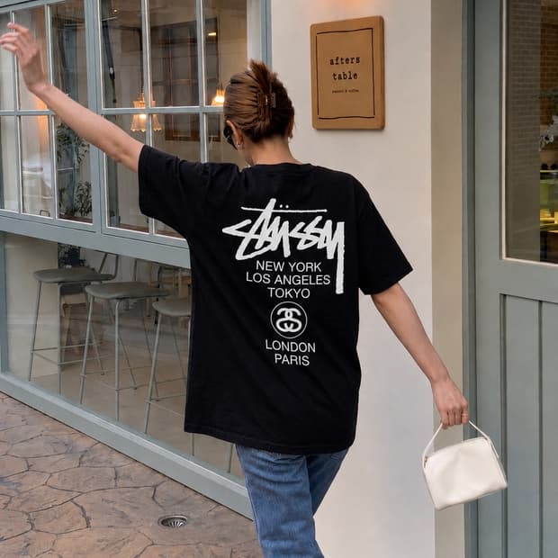 [L] Stussy 스투시 월드투어 티셔츠