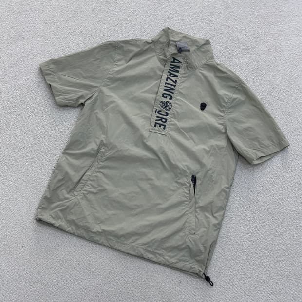 M 어메이징크리 아노락 반팔 티셔츠 0420E