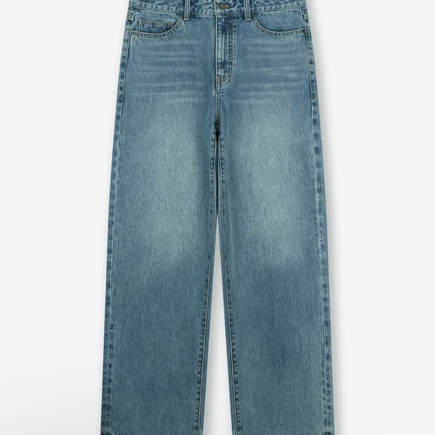 비슬로우 패션약국 와이드핏 데님 34사이즈