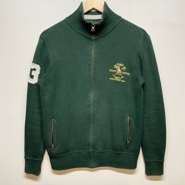 폴로랄프로렌 니트 집업