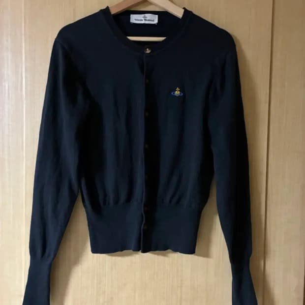 비비안웨스트우드 베아 가디건 블랙