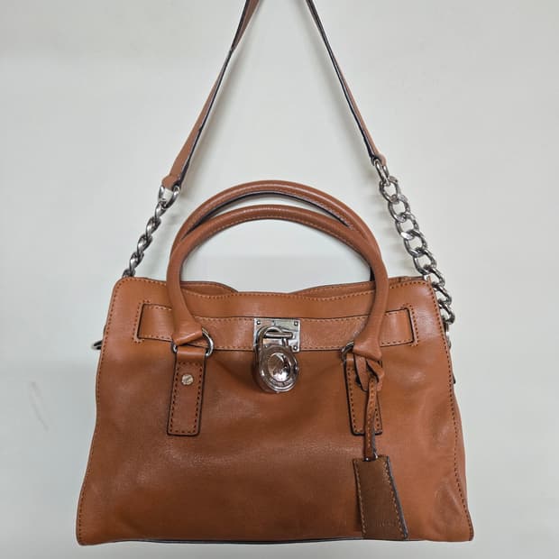 마이클코어스 해밀턴 브라운 토트 숄더백