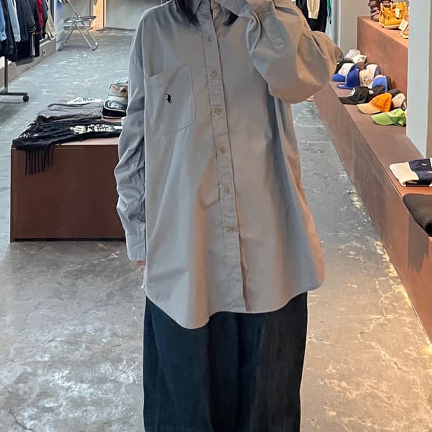 폴로 랄프로렌 솔리드 셔츠 H1024