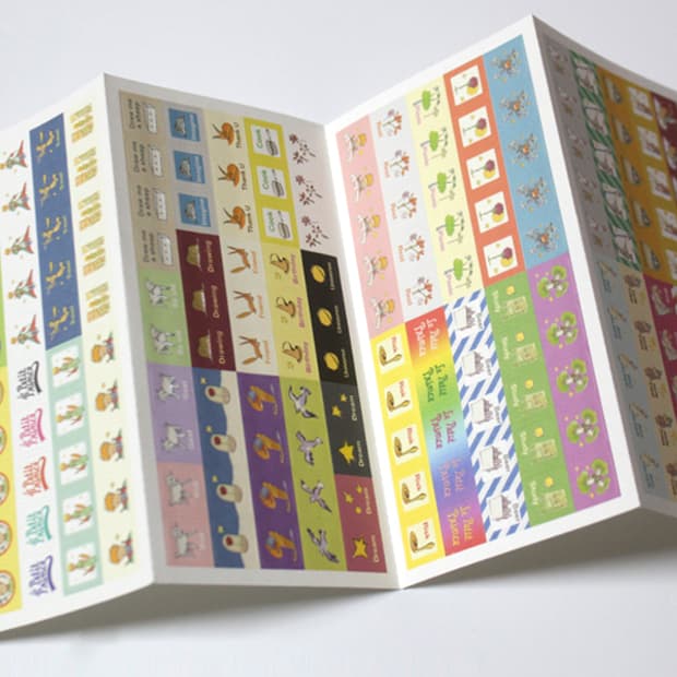 어린왕자 빈티지스티커 올록볼록 엠보싱스티커 200조각 고전문구 빈티지문구