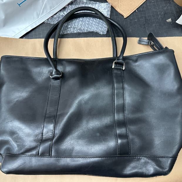엘엘빈 레더 토트백 Llbean leather totebag