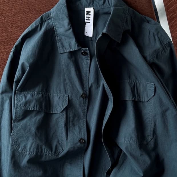 MHL 마가렛호웰 투포켓 셔츠 L