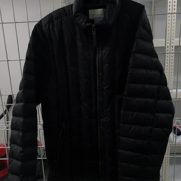 콜롬비아 정품 구스경량패딩 실105사이즈