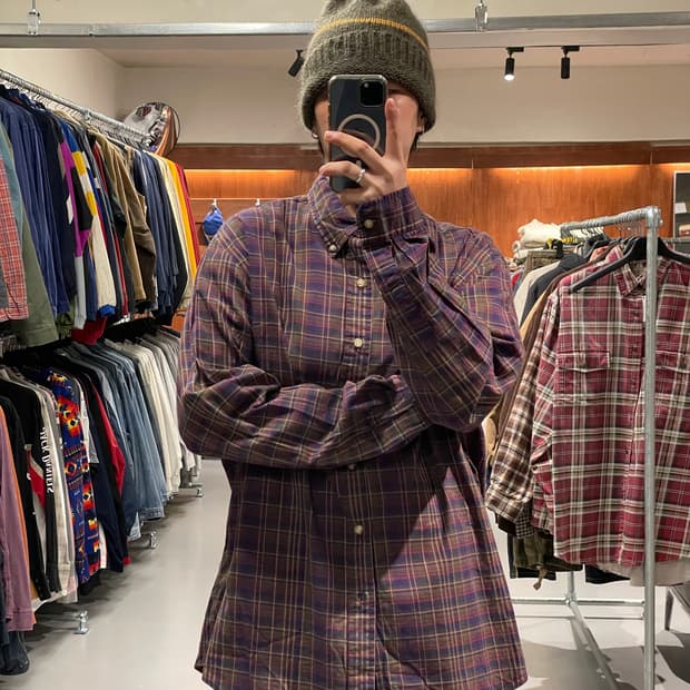 폴로 랄프로렌 체크 셔츠