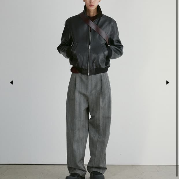 렉토 Recto 벤 고트 BEN GOAT LEATHER JUMPER(M)
