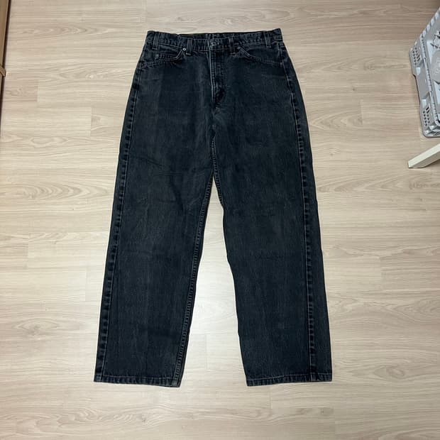 [33X34] 90s 빈티지 리바이스 565 블랙 made in usa