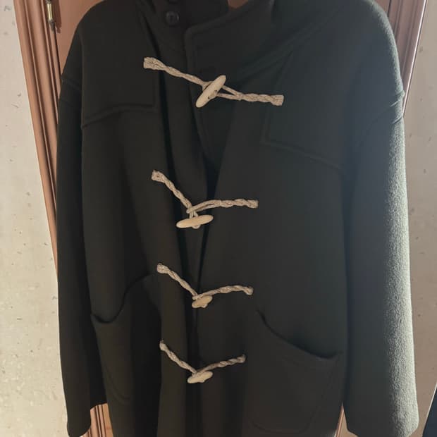 말렌 더플코트 카키