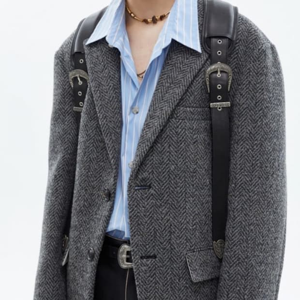 앤더슨벨 대디 클래식 울 자켓 