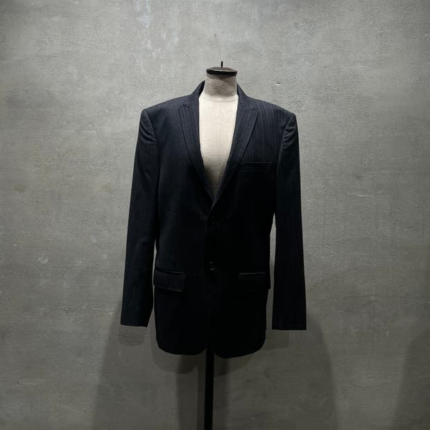 KENZO strife slim fit wool-blend jacket 