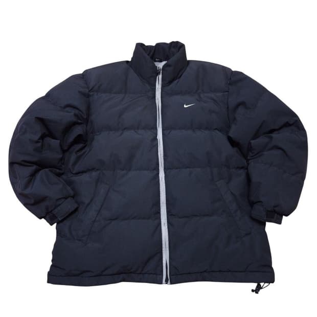 나이키 00s 뉴챔프 스우시 블랙 패딩