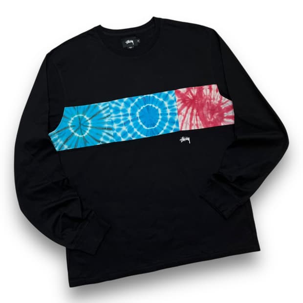 Stussy Printed Logo Dark Long Sleeve