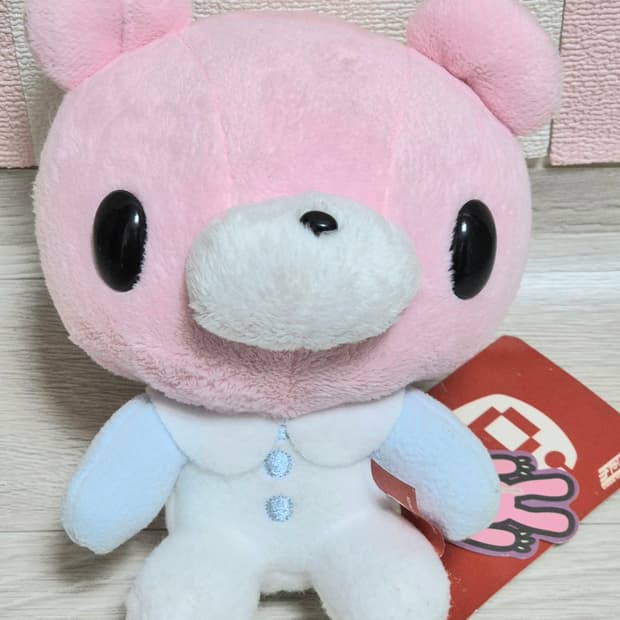 글루미베어 핑크 하늘 고전 인형 범용토끼 방꾸 빈티지 소품