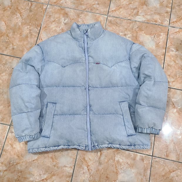 리바이스 데님 푸퍼 패딩