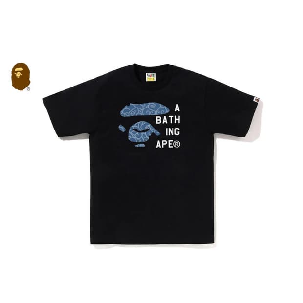 베이프 카모페이스 반팔