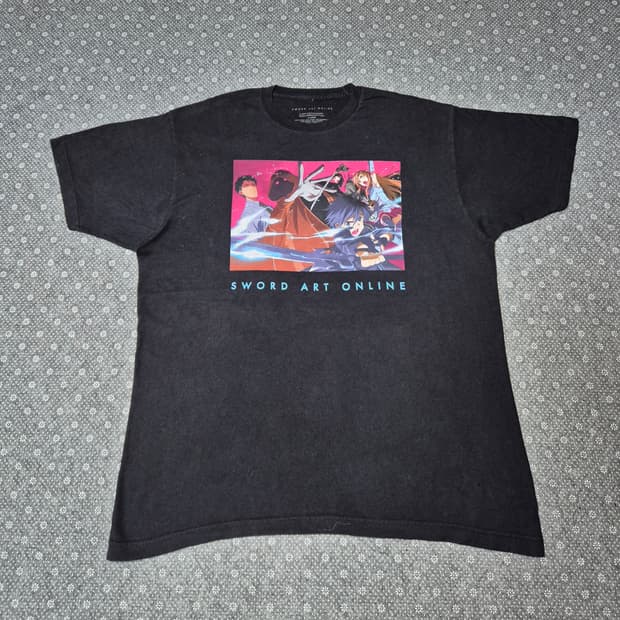 [XL]소드아트온라인 오피셜 티셔츠 -233