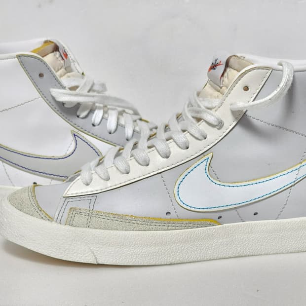 나이키 블레이저 미드 'THE NEW WAY' 화이트/그레이 240mm