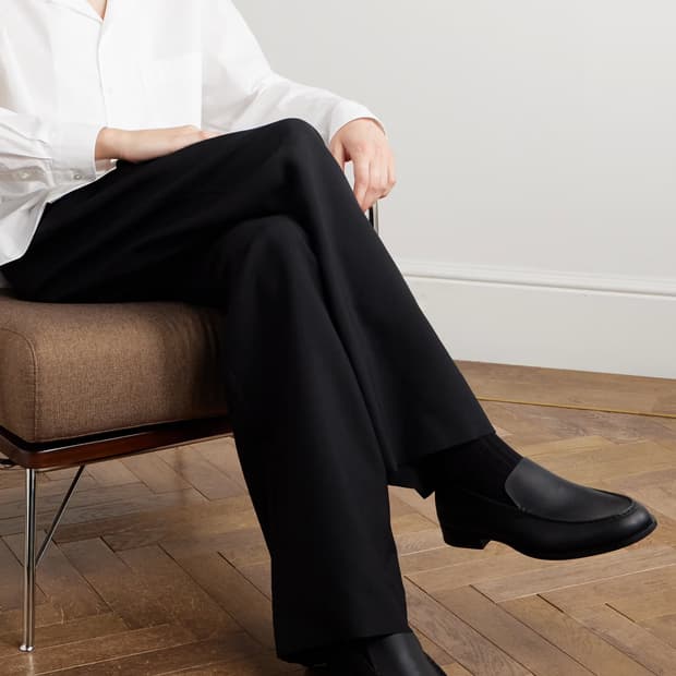 더로우 Lars 소프트레더 카프 로퍼 42