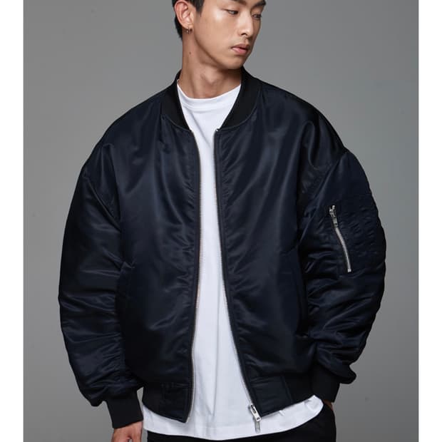 인터섹션  디테처블 MA-1 마원 블루종 자켓 1사이즈