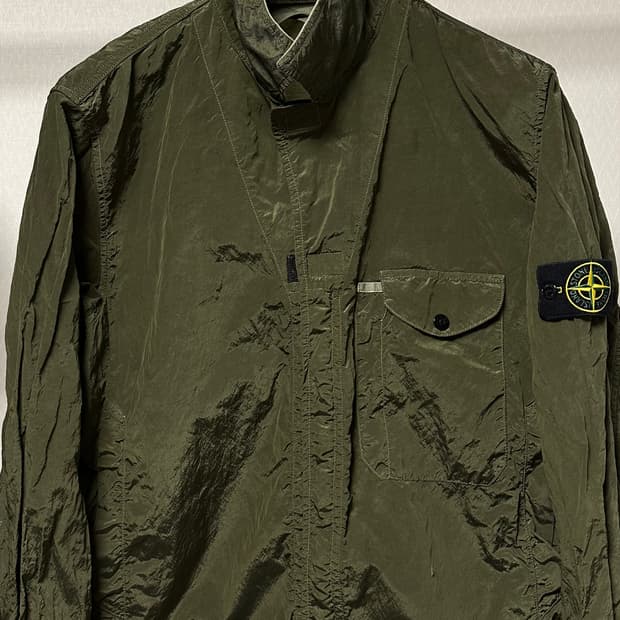 스톤아일랜드 나일론메탈 1/2 집업 자켓 XL(105) 국내판