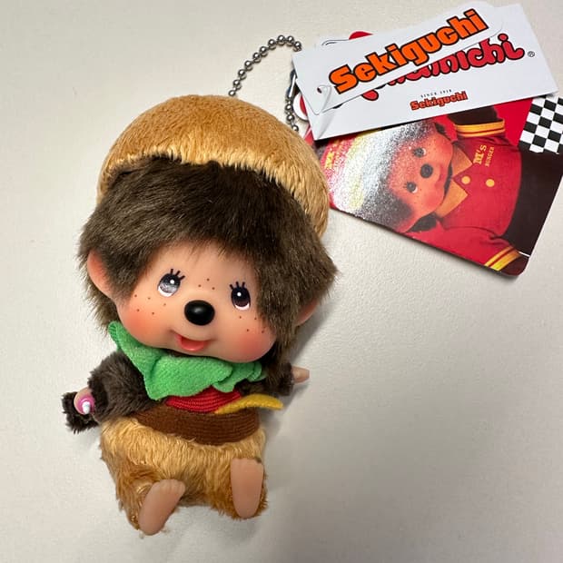 햄버거 몬치치 키링 새상품